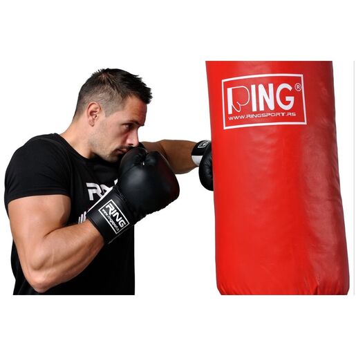 RING rukavice za boks 12 OZ PVC RS 2211, crno/bijele