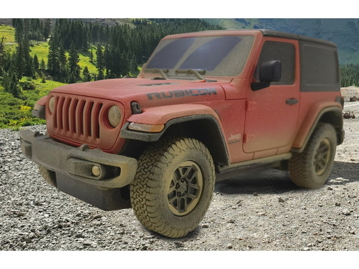 Jamara auto na daljinsko upravljanje Jeep Wrangler Rubicon, smeđi 1:24