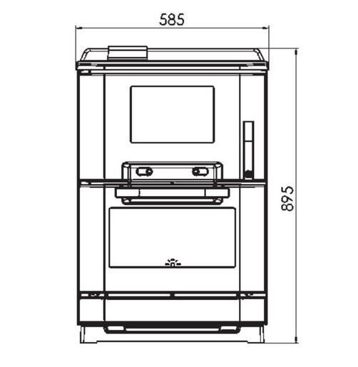 Plamen štednjak Calorex 100 bijeli