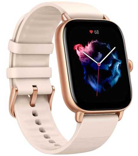 Amazfit GTS 3 Ivory White, 42mm, silikonski remen, pametni sat