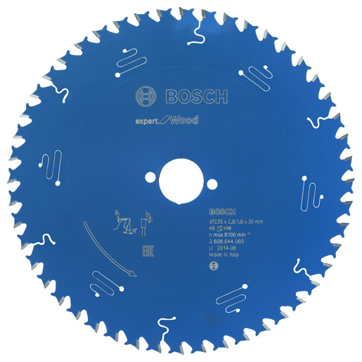 BOSCH List kružne pile Expert For Wood 235x30x2,8/1,8 mm, 48Z ATB