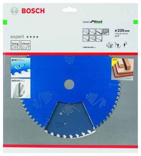 BOSCH List kružne pile Expert For Wood 235x30x2,8/1,8 mm, 48Z ATB