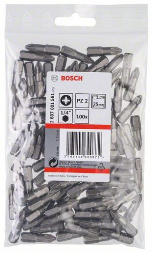 BOSCH Bit izvijača Extra-Hart PZ 2, 25 mm