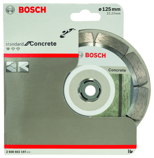 BOSCH Dijamantna rezna ploča Standard for Concrete 125x22,23x1,6x10 mm