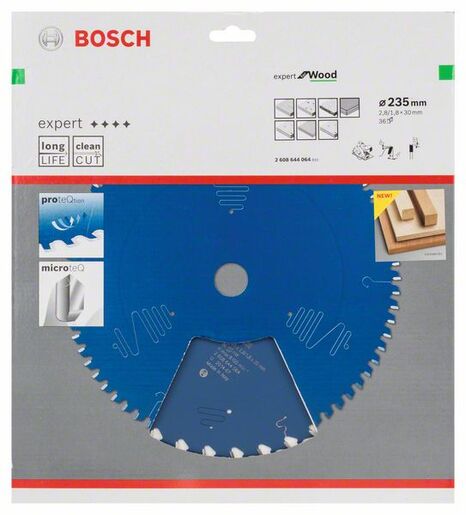 BOSCH List kružne pile Expert For Wood 235x30x2,8/1,8 mm, 36Z ATB