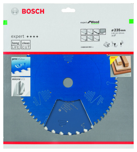 BOSCH List kružne pile Expert For Wood 235x30x2,8/1,8 mm, 36Z ATB