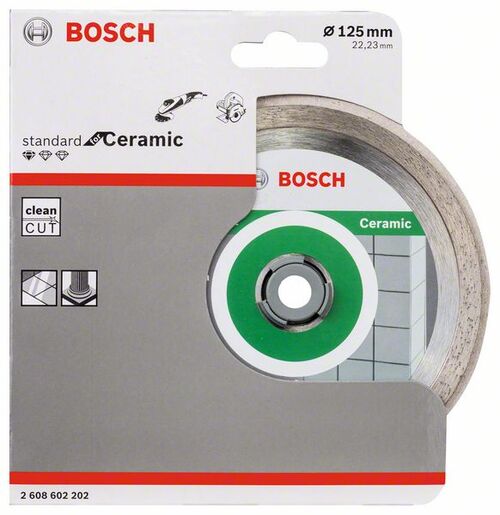 BOSCH Dijamantna rezna ploča Standard for Ceramic 125x22,23x1,6x7 mm
