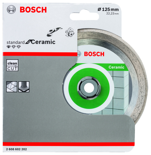 BOSCH Dijamantna rezna ploča Standard for Ceramic 125x22,23x1,6x7 mm