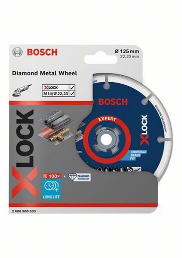 BOSCH Dijamantna rezna ploča za metal, X-LOCK 125x22.23mm