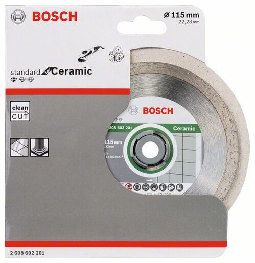 BOSCH Dijamantna rezna ploča Standard for Ceramic 115x22,23x1,6x7 mm