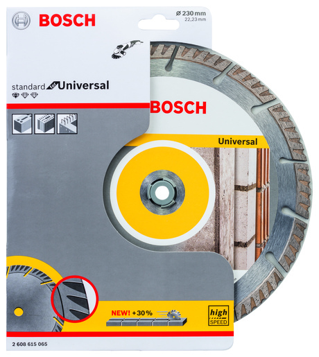 BOSCH Standard za metal, rezna ploča, savijena 230x22.23
