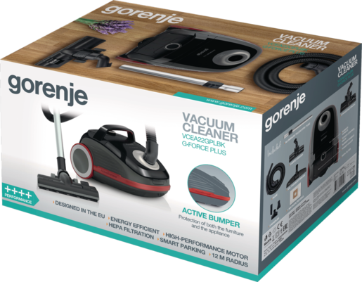 Gorenje usisavač VCEA22GPLBKCY G ForcePlus