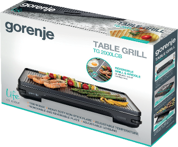 Gorenje električni roštilj TG2000LCB