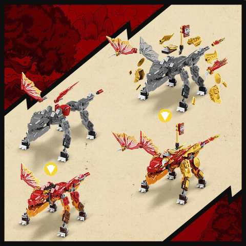 LEGO Ninjago Kaijev vatreni EVO zmaj 71762