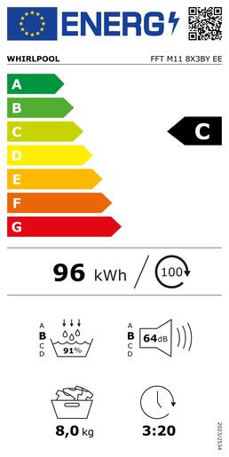 Whirlpool sušilica rublja FFT M11 8X3BY EE