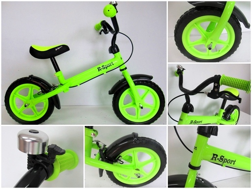 Bicikl bez pedala Sport R9 – zeleni