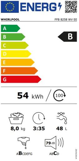Whirlpool perilica rublja FFB 8258 WV EE