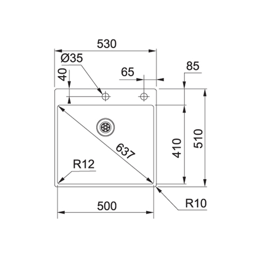 Franke Box BXX 210-50 TL