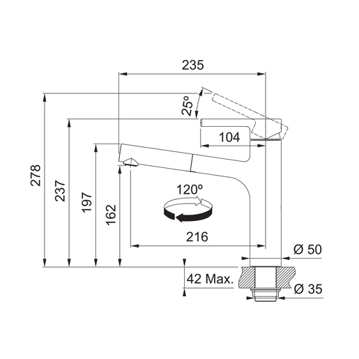 Franke Centro Doccia