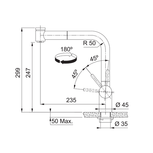 Franke Atlas Neo Doccia ECO