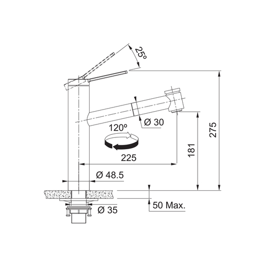 Franke Tango Neo Doccia Plus