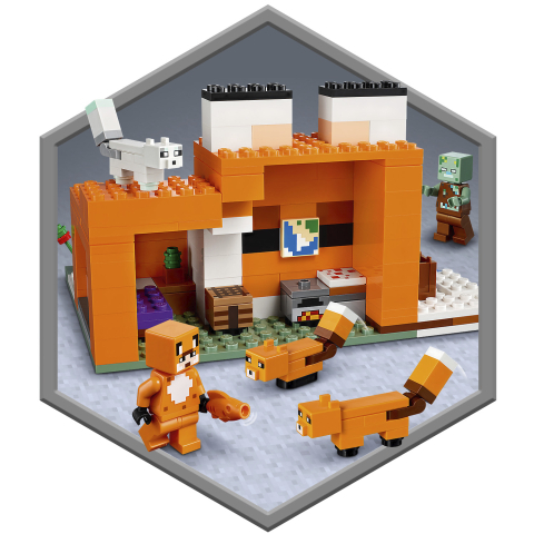 LEGO Minecraft Lisičje prenoćište 21178