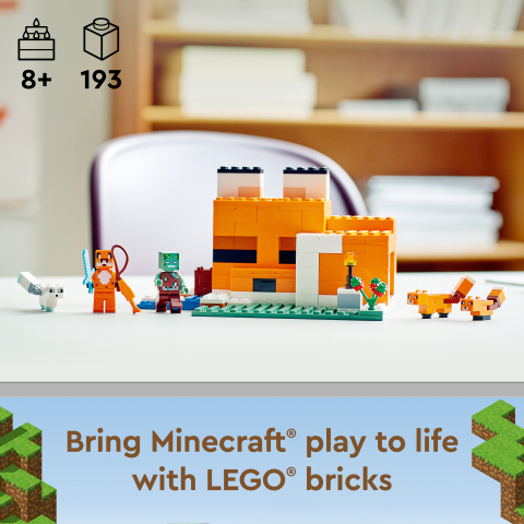 LEGO Minecraft Lisičje prenoćište 21178