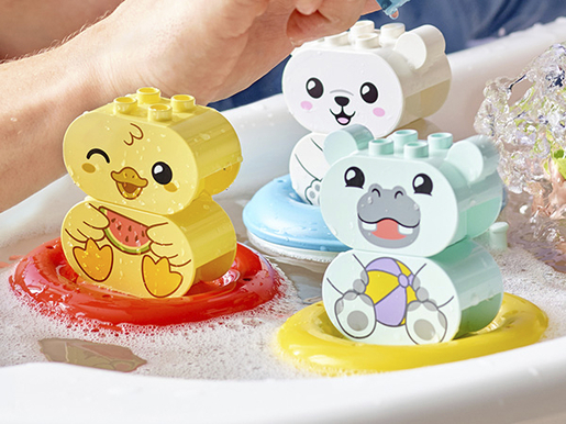 LEGO DUPLO Zabava u kadi: plutajući životinjski vlak 10965