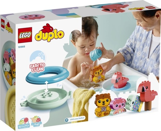 LEGO DUPLO Zabava u kadi: plutajući životinjski otok 10966
