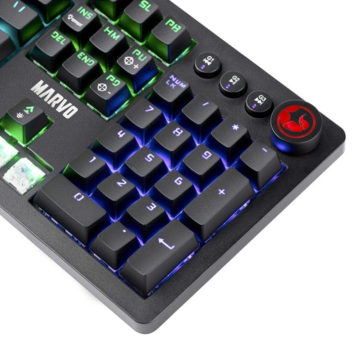 Marvo KG917 RGB, mehanička tipkovnica, Blue Switch