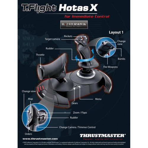 Thrustmaster T-FLIGHT HOTAS X, gamepad