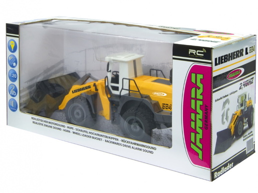 Jamara utovarivač na daljinsko upravljanje Liebherr 564, žuti 1:20