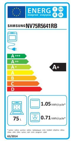 SAMSUNG ugradbena pećnica NV75R5641RB/OL