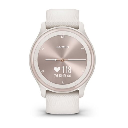 Garmin Vivomove Sport, Ivory Peach Gold, 40mm, 010-02566-01, pametni sat