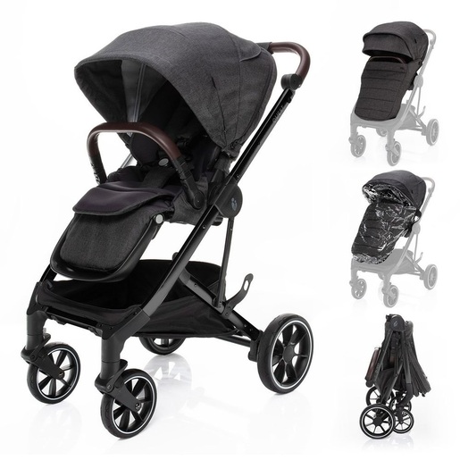 Zopa kolica Quest 3u1 Vulcan black / black