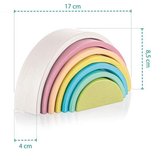 Zopa drvena igračka Duga Sunrise