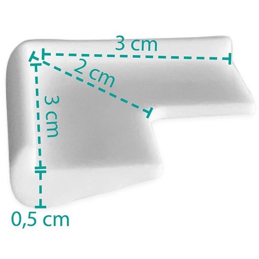Zopa zaštita za kutove gumena 4 kom
