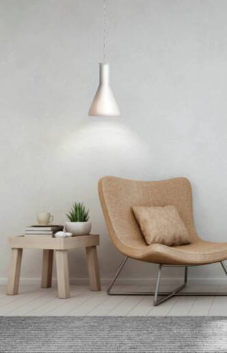 EGLO visilica/1, E27, prom 165, bijela/opal 'PASCOA'