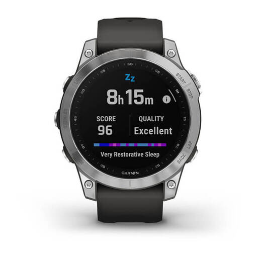 Garmin Fenix 7, Silver Graphite remen, 010-02540-01, pametni sat