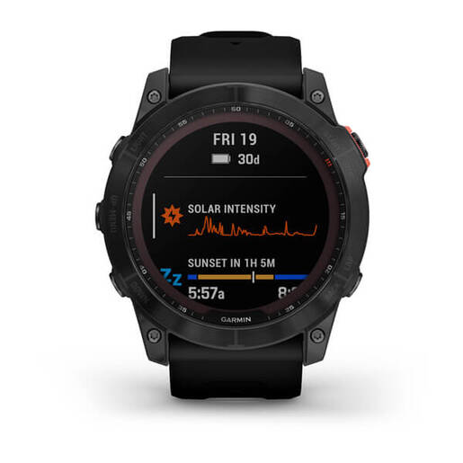 Garmin Fenix 7X SOLAR, Slate Gray crni remen, 010-02541-01, pametni sat