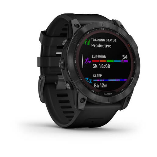 Garmin Fenix 7X SOLAR, Slate Gray crni remen, 010-02541-01, pametni sat