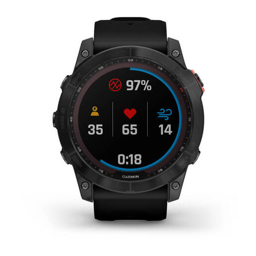 Garmin Fenix 7X SOLAR, Slate Gray crni remen, 010-02541-01, pametni sat