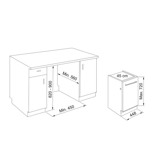 Franke perilica posuđa FDW 4510 E8P E