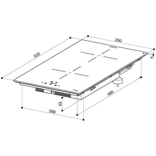 Faber indukcijska ploča za kuhanje FBH 32 BK FFI