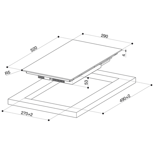 Faber indukcijska ploča za kuhanje FBH 32 BK FFI