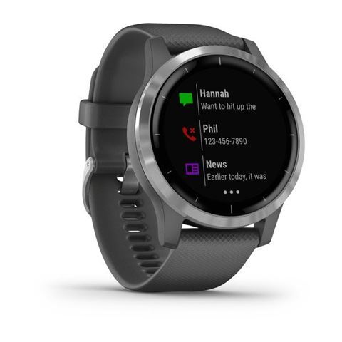 Garmin Vivoactive 4 Silver sivi remen, 010-02174-04, 45mm, pametni sat