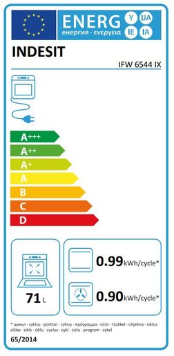 Indesit pećnica IFW 6544 IX