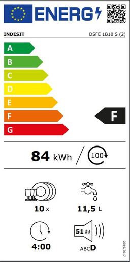 Indesit perilica posuđa DSFE1B10S