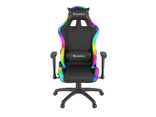 Genesis Trit 500 RGB, gaming stolica, crna