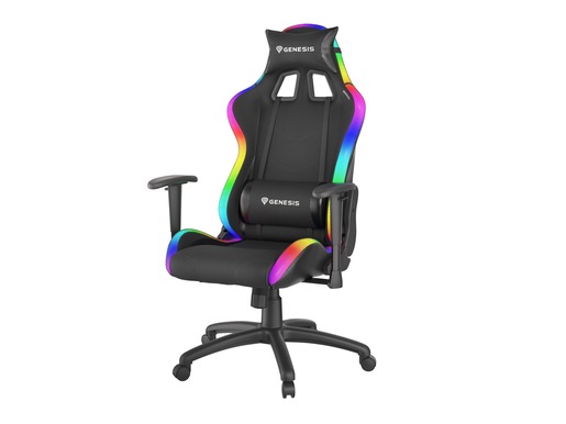 Genesis Trit 500 RGB, gaming stolica, crna